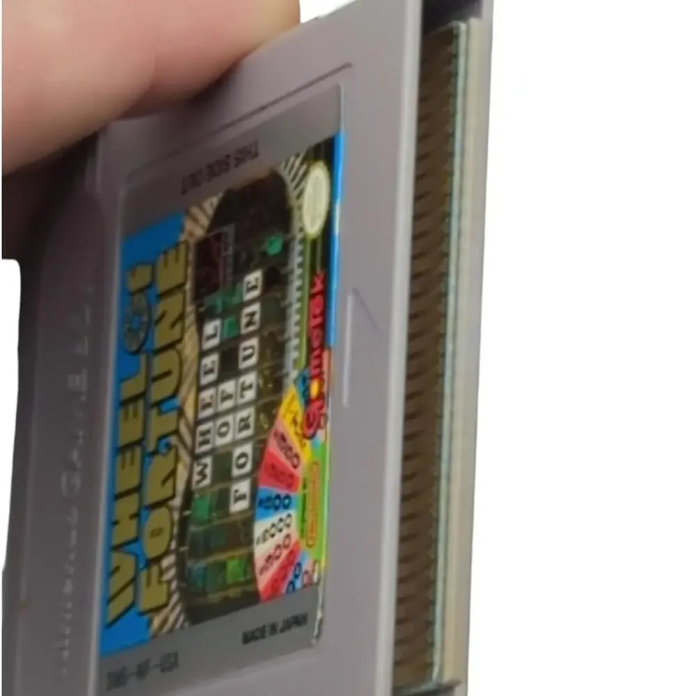 Wheel of Fortune Nintendo Game Boy Game‎ Classic Trivia Game OEM Game Case 1990